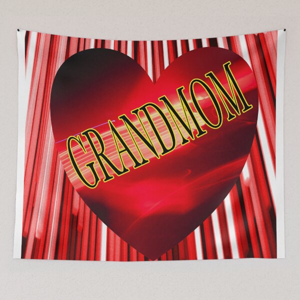 Item preview, GRANDMOM Is My Sweet Valentine Graphic with Heart designed and sold by EdwardMonet.