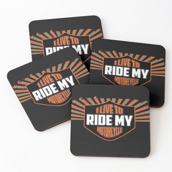 Item preview, I LIVE TO RIDE MY MOTORCYCLE designed and sold by DBnation.