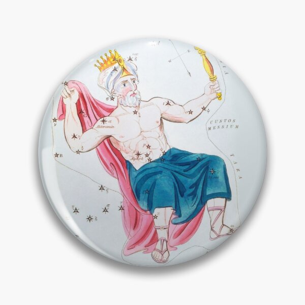 Item preview, Antique Cepheus Constellation Map designed and sold by VintageArchive.