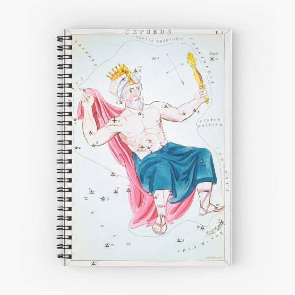 Item preview, Antique Cepheus Constellation Map designed and sold by VintageArchive.