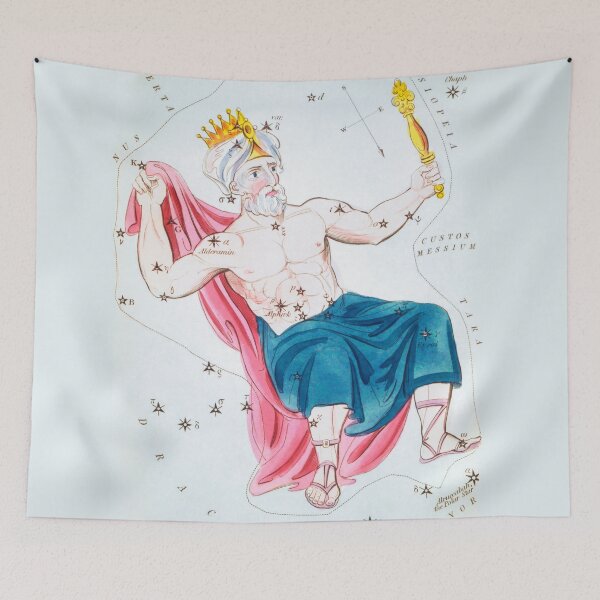 Item preview, Antique Cepheus Constellation Map designed and sold by VintageArchive.