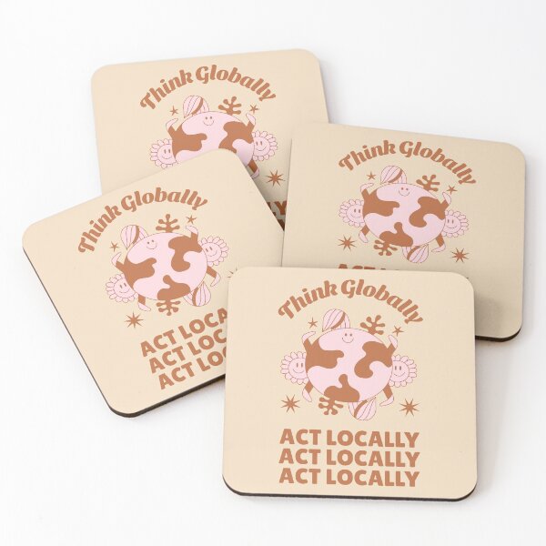 Item preview, Think Globally, Act Locally  designed and sold by cityinbloom.