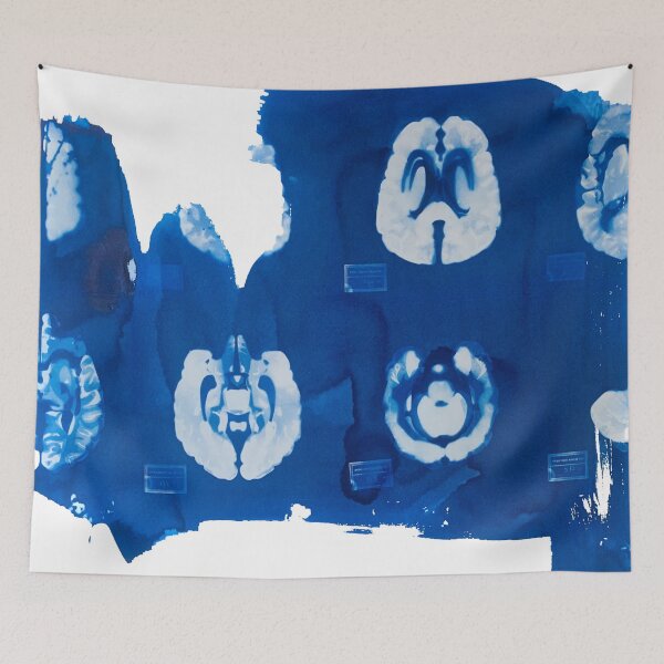 Item preview, Brain Cyanotype 1 designed and sold by xtophermorris.