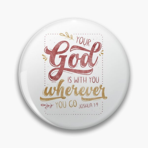 Item preview, Joshua 1:9 - Your God Is With You designed and sold by Motivburg.