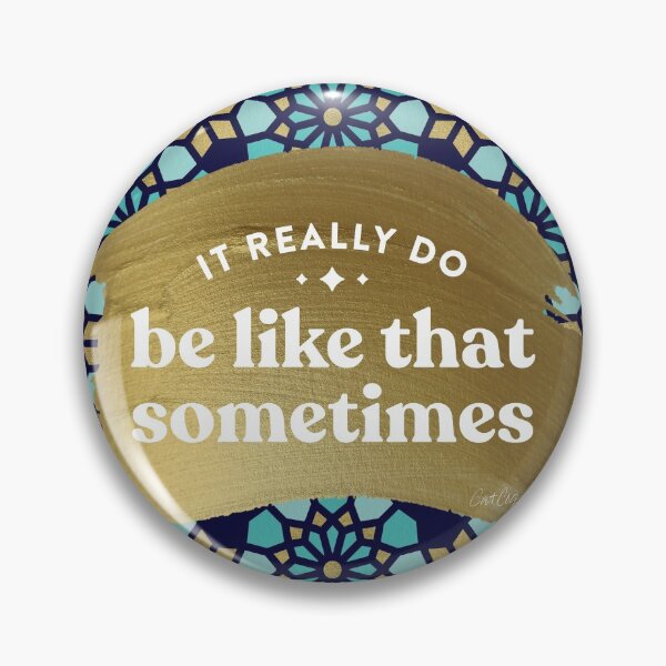 Item preview, It Really Do Be Like That Sometimes – Navy & Gold Palette designed and sold by Cat Coquillette.