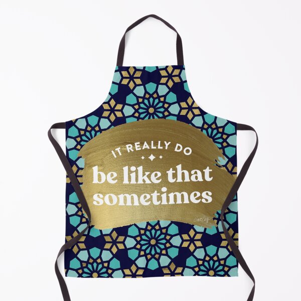 Item preview, It Really Do Be Like That Sometimes – Navy & Gold Palette designed and sold by Cat Coquillette.