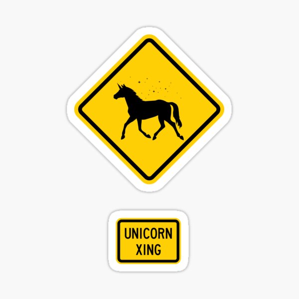 Unicorn Xing Sticker