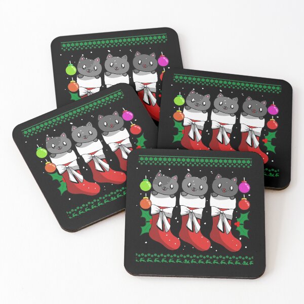 Item preview, Santa’s Black Cat Kitten In Xmas Stocking Pets Lovers Gift designed and sold by MakeGoodChoices.