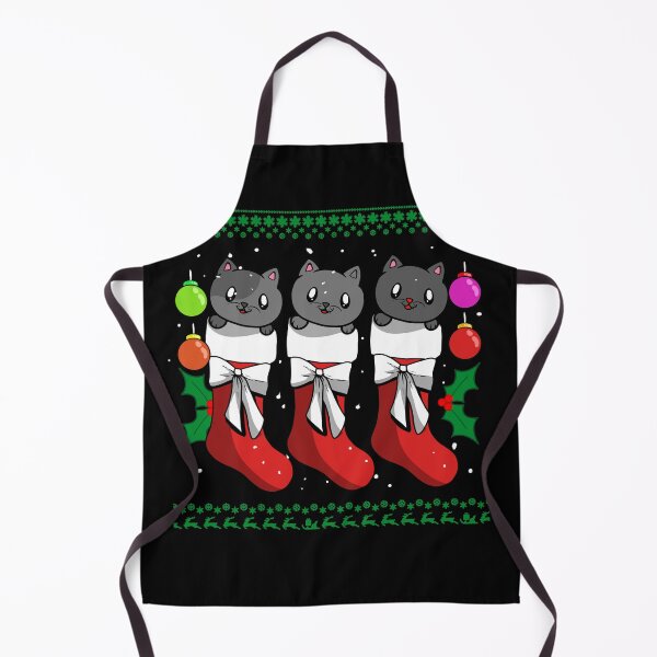 Item preview, Santa’s Black Cat Kitten In Xmas Stocking Pets Lovers Gift designed and sold by MakeGoodChoices.
