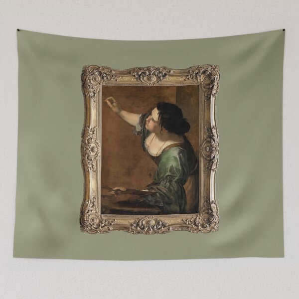 Item preview, Artemisia Gentileschi - Self-Portrait as the Allegory of Painting (1638)  designed and sold by bellatierra.