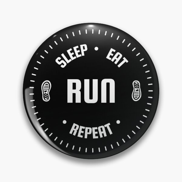 Item preview, Sleep eat run repeat Running Quotes Runner Sayings designed and sold by grinta2021.