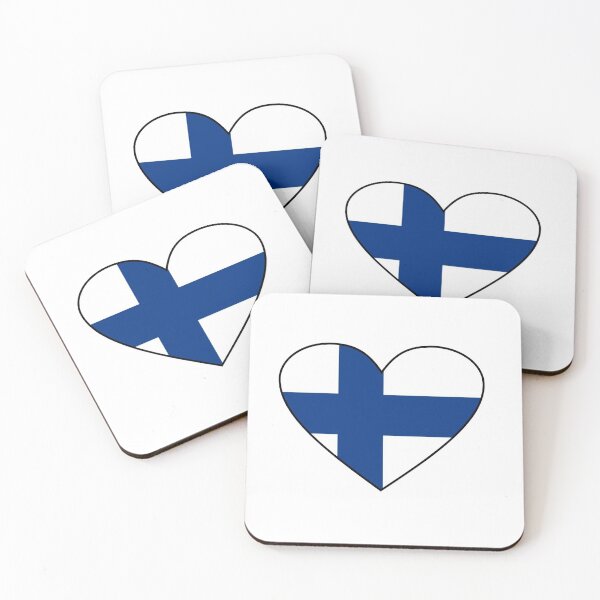 Item preview, Finland Flag. I Love Finland Heart Flag. Suomen lippu. Suomen tasavalta designed and sold by GraceTee.