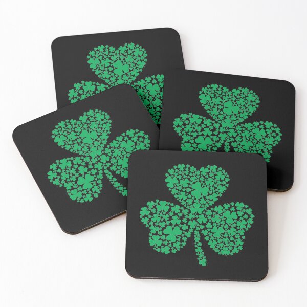 Item preview, Green Shamrock Pattern designed and sold by Hayley Adams.