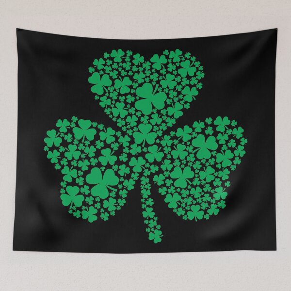Item preview, Green Shamrock Pattern designed and sold by Hayley Adams.