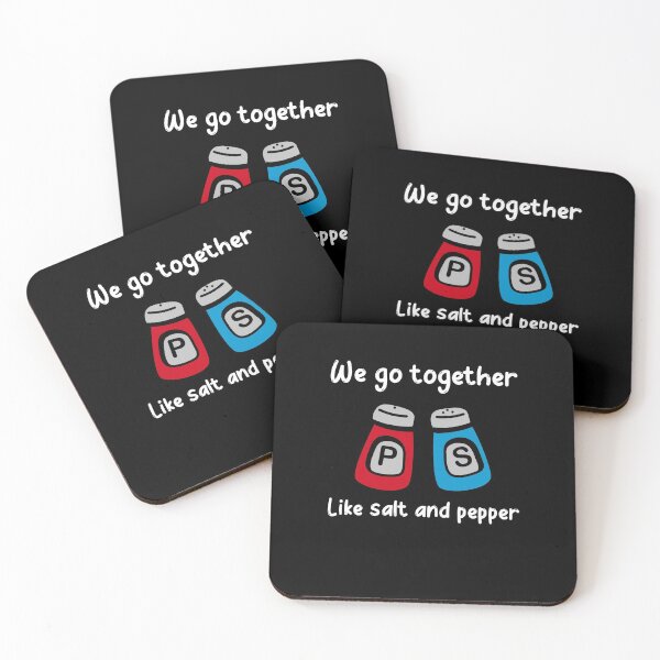 Item preview, We go together like salt and pepper - Happy Valentines day love Hearts (2021) designed and sold by PrintexDesigns.