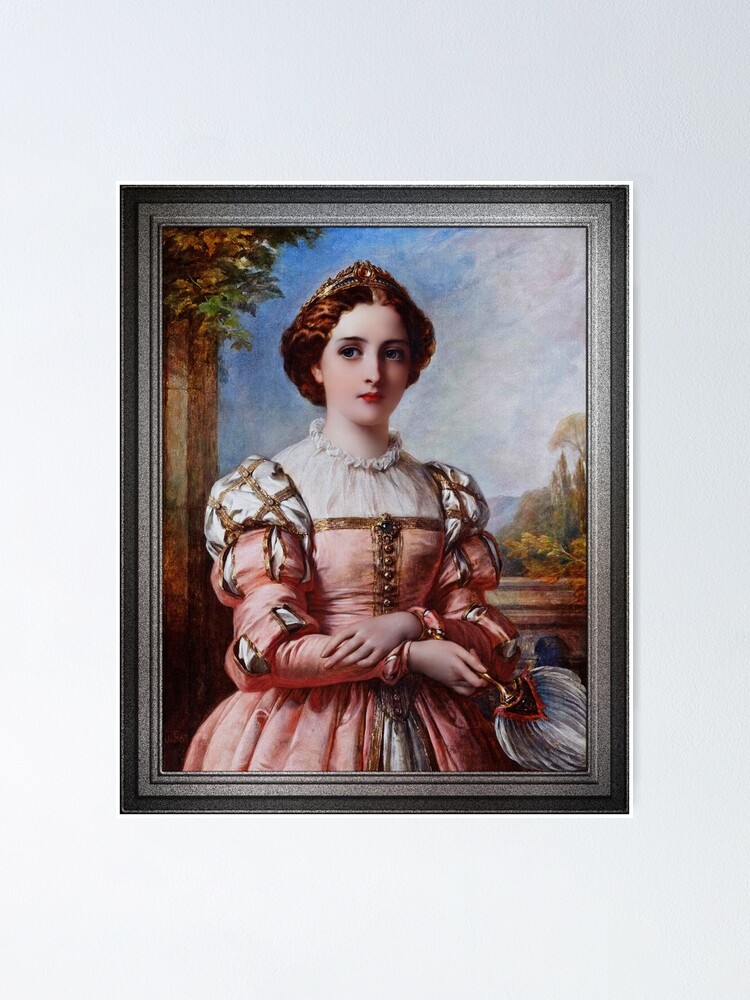 Beatrice by Thomas Francis Dicksee Old Masters Classical Fine Art Reproduction Poster