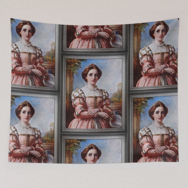 Item preview, Beatrice by Thomas-Francis Dicksee Old Masters Classical Fine Art Reproduction designed and sold by Xzendor7 Digital Art Creations.