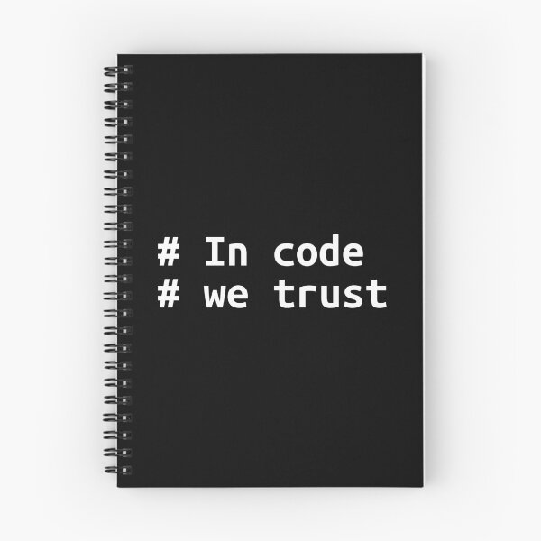 Item preview, In code we trust designed and sold by TheNerdPerl6.