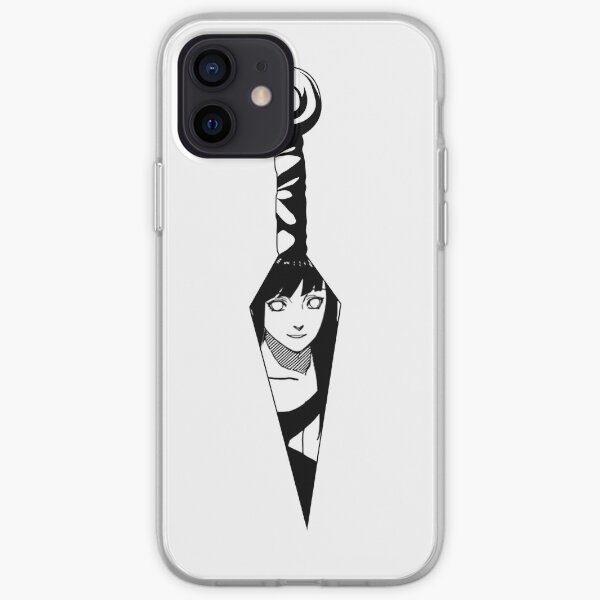 MANGA hinata 2 kunai knife ninja iPhone Soft Case