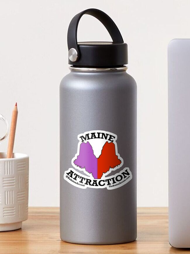 Thumbnail 1 of 3, Sticker, Maine Attraction designed and sold by BostonAccent.