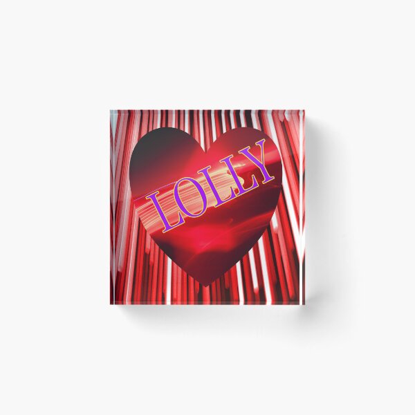 Artikelvorschau, LOLLY ist meine süße Valentinstaggrafik mit Herz entworfen und verkauft von EdwardMonet.