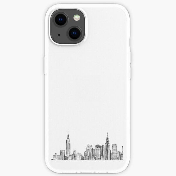 Skyline der Stadt iPhone Flexible Hülle