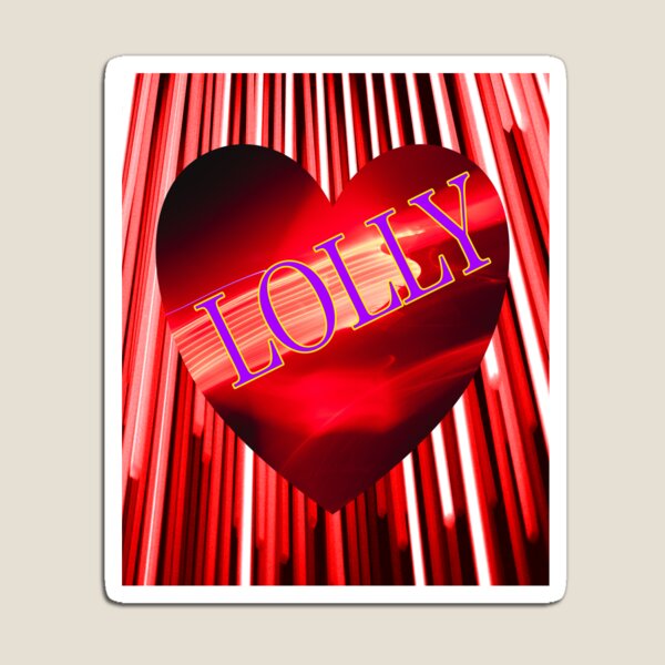 Item preview, LOLLY Is My Sweet Valentine Gráfico con corazón designed and sold by EdwardMonet.