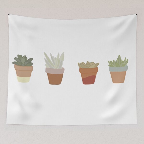 Item preview, Succulents in Painted Pots designed and sold by NaomiiiC.