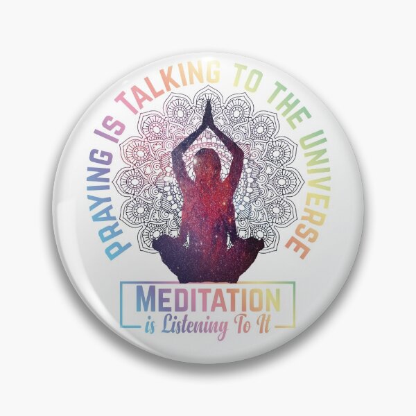 Item preview, Praying Is Talking to the Universe, Meditation is Listening To It designed and sold by ADAMYASS.