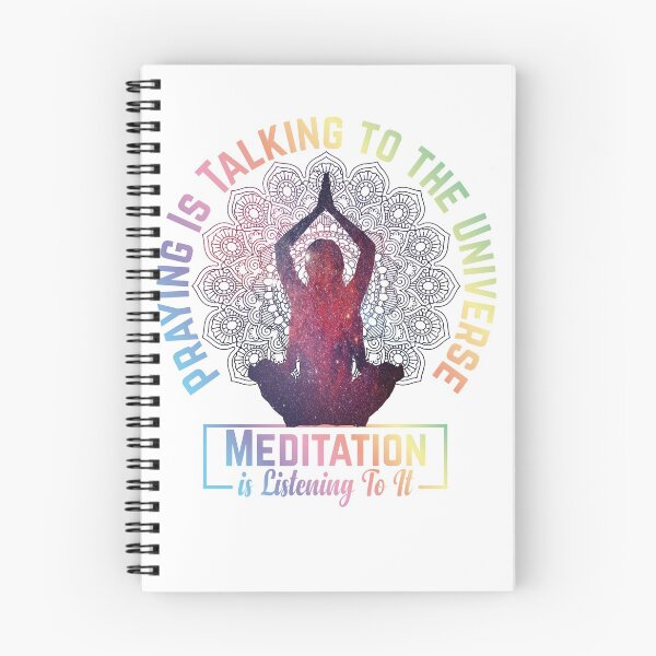 Item preview, Praying Is Talking to the Universe, Meditation is Listening To It designed and sold by ADAMYASS.