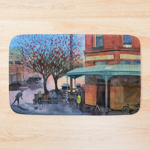 Item preview, Brunswick corner cafe, Melbourne Victoria designed and sold by darrenyeoart.