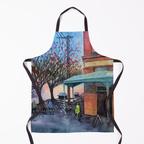 Item preview, Brunswick corner cafe, Melbourne Victoria designed and sold by darrenyeoart.