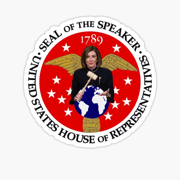 Item preview, Nancy Pelosi "Seal of the Speaker" designed and sold by itsmebecca.
