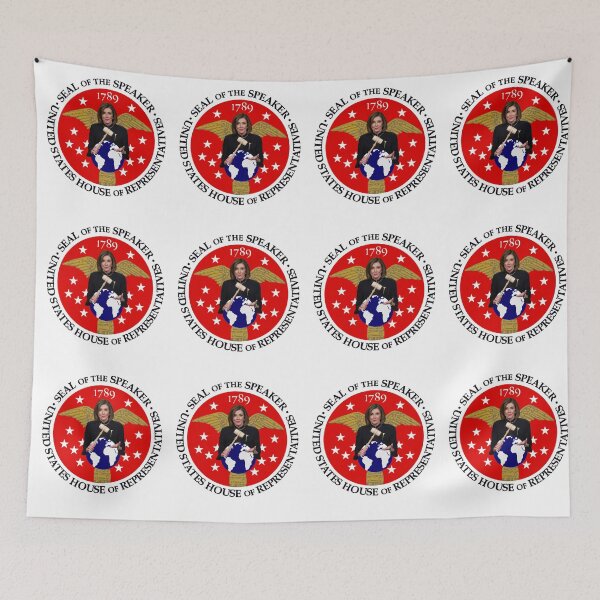 Item preview, Nancy Pelosi "Seal of the Speaker" designed and sold by itsmebecca.