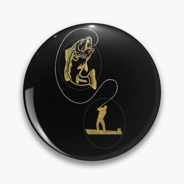 Item preview, Bass Fishing golden fisherman funny gift for fishing lover designed and sold by AYACHI90.