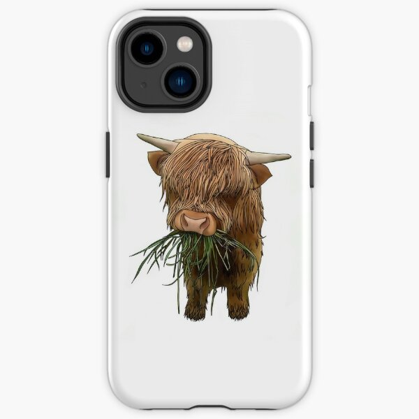 Baby highland cow iPhone Tough Case