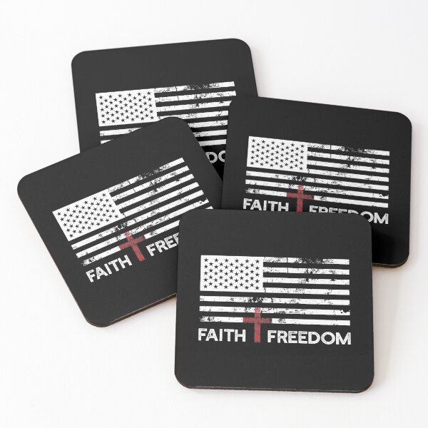 Item preview, "Faith and Freedom" American Flag  designed and sold by TatteredFaith.