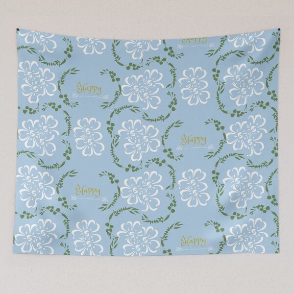 Item preview, Happy baby blue  t-shirt design  designed and sold by Sirenes.