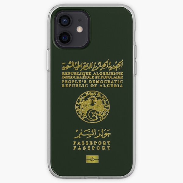 Passeport Algérien v2 Coque souple iPhone