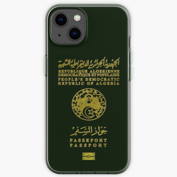 Passeport Algérien v2 Coque souple iPhone