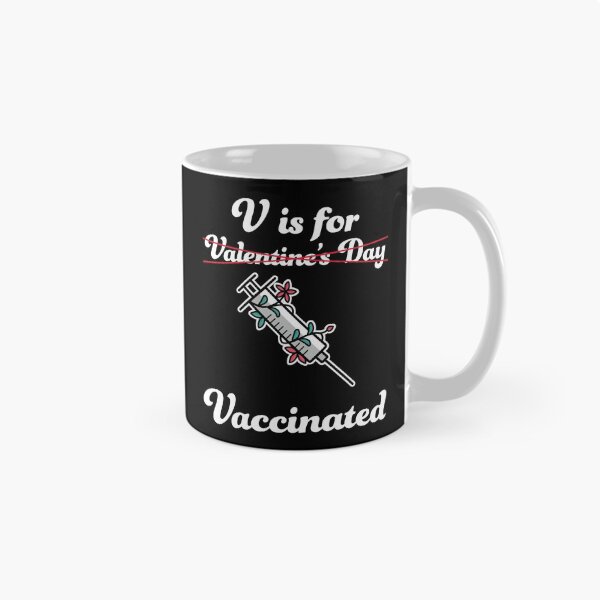 Item preview, V is for Vaccinated Vaccine Valentines Day 2021 designed and sold by RandomStuffShop.