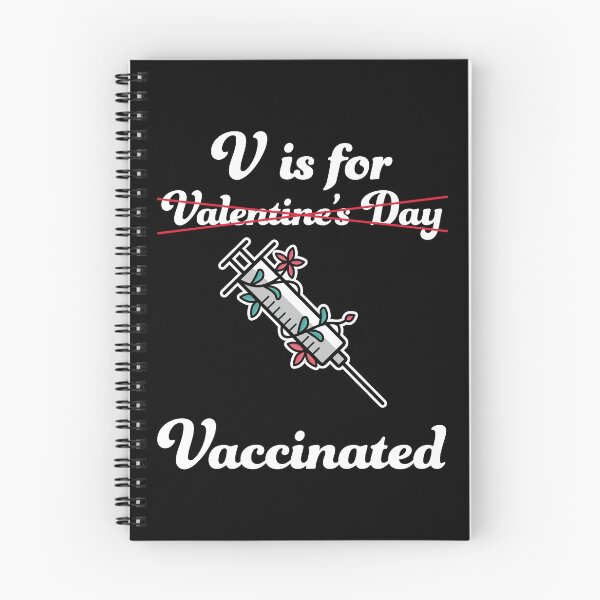 Item preview, V is for Vaccinated Vaccine Valentines Day 2021 designed and sold by RandomStuffShop.