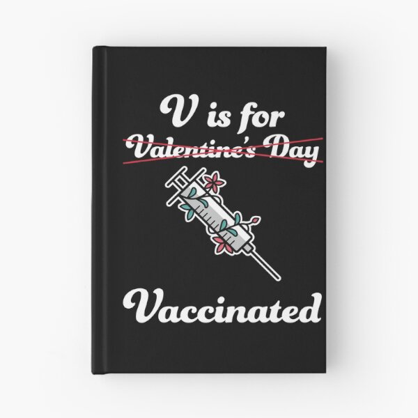 Artikelvorschau, V steht für den Valentinstag des geimpften Impfstoffs 2021 entworfen und verkauft von RandomStuffShop.