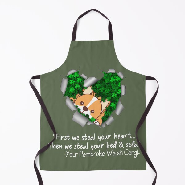 Item preview, Fist We Steal Your Heart Then We Steal Your Bed & Sofa Your Pembroke Welsh Corgi designed and sold by SnowStore98.
