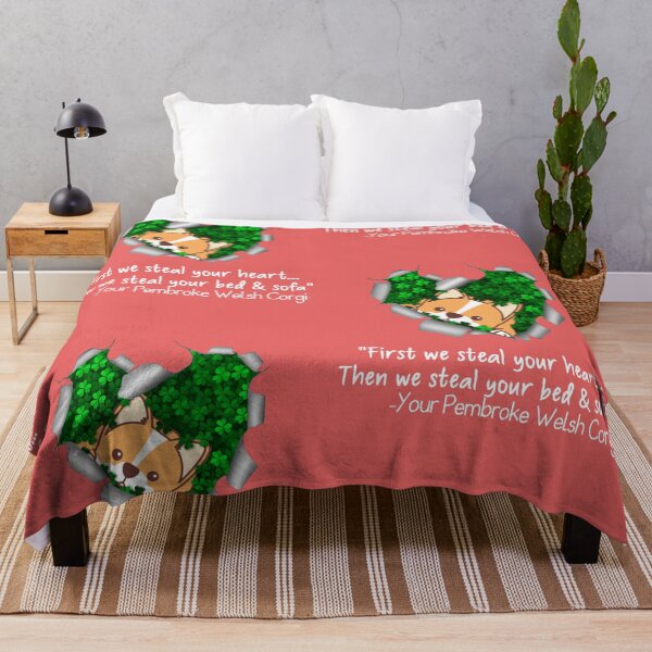 Artikelvorschau, Faust Wir stehlen dein Herz Dann stehlen wir dein Bett & Sofa Dein Pembroke Welsh Corgi entworfen und verkauft von SnowStore98.
