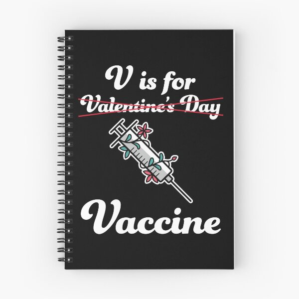 Item preview, V is for Vaccinated Vaccine Valentines Day 2021 designed and sold by RandomStuffShop.