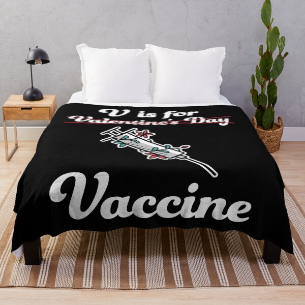 Item preview, V is for Vaccinated Vaccine Valentines Day 2021 designed and sold by RandomStuffShop.