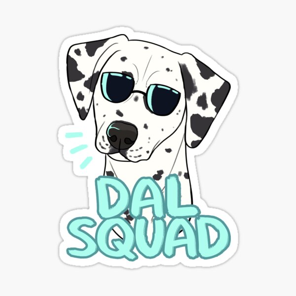 DAL SQUAD (black) Sticker