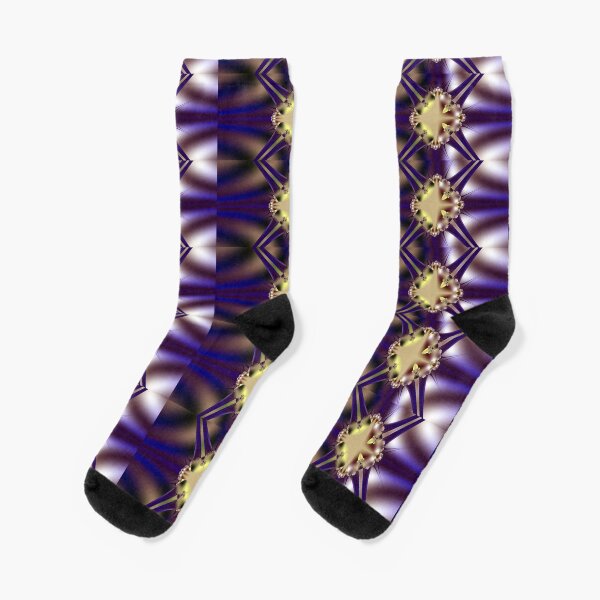 Purple Diamonds Socks