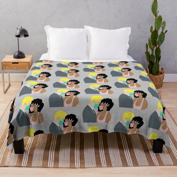Item preview,  Covid Valentine's day 2021 Interracial Couple designed and sold by FreakyNerdTees.